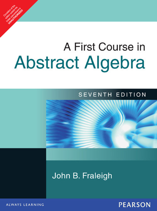 A First Course In Abstract Algebra 7th Edition Pdf